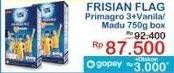 Promo Harga Frisian Flag Primagro 3+ Vanilla, Madu 800 gr - Indomaret