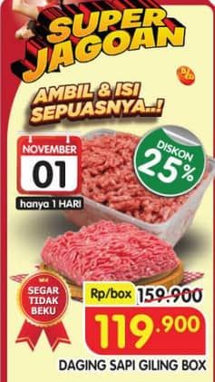 Promo Harga Daging Giling Sapi  - Superindo