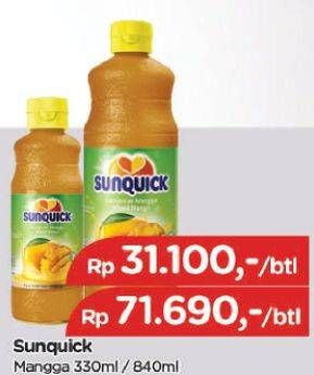 Promo Harga SUNQUICK Minuman Sari Buah Mango 840 ml - TIP TOP