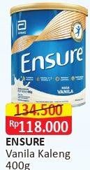 Promo Harga ENSURE Nutrition Powder FOS Vanila 400 gr - Alfamart