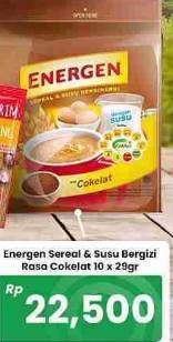 Promo Harga Energen Cereal Instant Chocolate per 10 sachet 34 gr - Carrefour