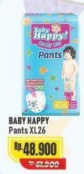 Promo Harga Baby Happy Body Fit Pants XL26 26 pcs - Alfamart