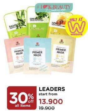 Promo Harga LEADERS Mask All Variants  - Watsons