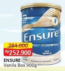 Promo Harga Ensure Nutrition Powder FOS Vanila 900 gr - Alfamart