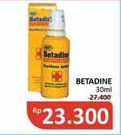 Promo Harga BETADINE Antiseptic Solution 30 ml - Alfamidi