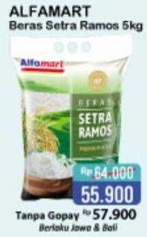 Promo Harga Alfamart Beras Setra Ramos 5 kg - Alfamart