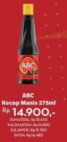 Promo Harga ABC Kecap Manis 275 ml - Hypermart