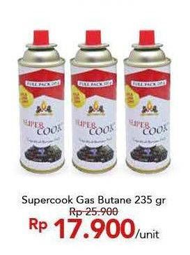 Promo Harga SUPER COOK Liquified Butane Fuel 235 gr - Carrefour