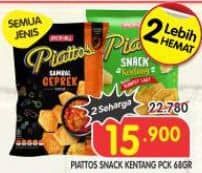 Promo Harga Piattos Snack Kentang All Variants 68 gr - Superindo