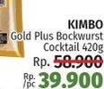 Promo Harga KIMBO Gold Plus Bockwurst Cocktail 450 gr - LotteMart