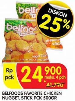 Promo Harga BELFOODS Nugget 500 gr - Superindo