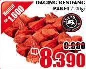 Promo Harga Daging Rendang Sapi per 100 gr - Giant