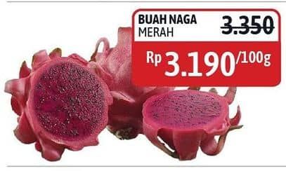Promo Harga Buah Naga Merah per 100 gr - Alfamidi