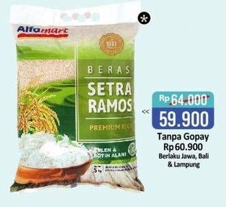 Promo Harga Alfamart Beras Setra Ramos 5 kg - Alfamart