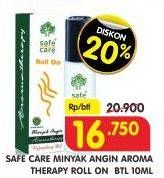 Promo Harga SAFE CARE Minyak Angin Aroma Therapy 10 ml - Superindo