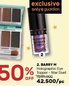 Promo Harga BARRY M Holographic Eyeshadow Topper Star Dust  - Guardian