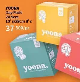 Promo Harga Yoona Pembalut Organik Day 24.5 Cm, Night 29 Cm 8 pcs - Guardian