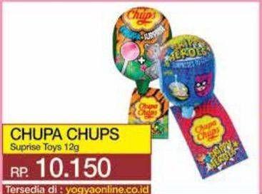 Promo Harga Chupa Chups Lollipop Candy Surprise 12 gr - Yogya