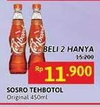 Promo Harga Sosro Teh Botol Original 450 ml - Alfamidi