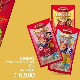 Promo Harga Kimbo Probites All Variants 60 gr - LotteMart