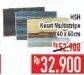 Promo Harga HSH Keset Stripe 40x60 Cm  - Hypermart