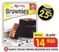 Promo Harga Mariza Tepung Premiks Brownies 200 gr - Superindo