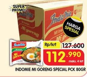 Promo Harga Indomie Mi Goreng Spesial per 40 pcs 85 gr - Superindo