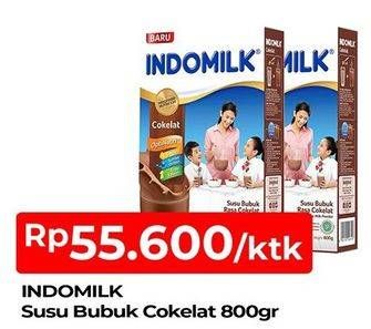 Promo Harga INDOMILK Susu Bubuk Cokelat 800 gr - TIP TOP