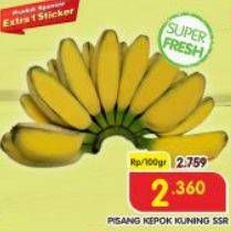 Promo Harga Pisang Kepok per 100 gr - Superindo