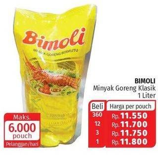Promo Harga BIMOLI Minyak Goreng 1 ltr - Lotte Grosir
