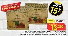 Promo Harga Indoculinaire Minuman Tradisional Bajigur, Bandrek 5 pcs - Superindo