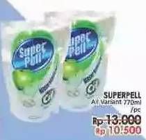 Promo Harga SUPER PELL Pembersih Lantai All Variants 770 ml - LotteMart