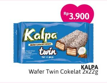 Promo Harga Kalpa Wafer Cokelat Kelapa Twin 48 gr - Alfamidi