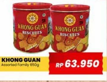 Promo Harga Khong Guan Assorted Biscuits Family 650 gr - Yogya