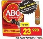 Promo Harga ABC Kecap Manis 700 ml - Superindo