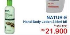 Promo Harga NATUR-E Hand Body Lotion Daily Nourishing 245 ml - Indomaret