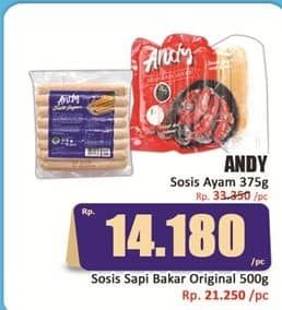 Promo Harga Andy Sosis Ayam 15 pcs - Hari Hari