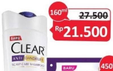 Promo Harga CLEAR Shampoo 160 ml - Alfamidi