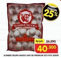Promo Harga Sumber Selera Bakso Sapi SB Premium 25 pcs - Superindo