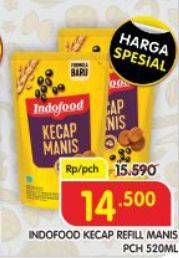 Promo Harga Indofood Kecap Manis 520 ml - Superindo