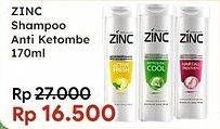 Promo Harga ZINC Shampoo 170 ml - Indomaret