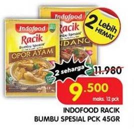 Promo Harga Indofood Bumbu Instan Opor Ayam, Rendang 45 gr - Superindo