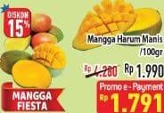 Promo Harga Mangga Harum Manis per 100 gr - Hypermart