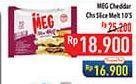 Promo Harga MEG Cheddar Slice Melt 160 gr - Hypermart