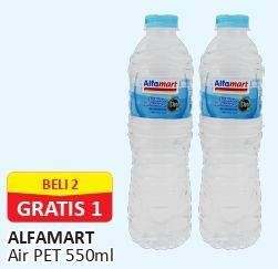 Promo Harga ALFAMART Air Mineral 550 ml - Alfamart