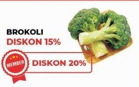 Promo Harga Brokoli per 100 gr - Yogya