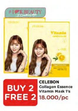Promo Harga CELEBON Collagen Essence Mask Vitamin  - Watsons