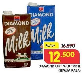 Promo Harga DIAMOND Milk UHT All Variants 1 ltr - Superindo