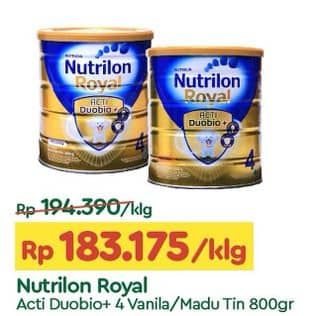 Promo Harga Nutrilon Royal 4 Susu Pertumbuhan Madu, Vanila 800 gr - TIP TOP