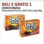 Promo Harga CHOCO MANIA Choco Chip Cookies Rich Choco, Chocochip Cheese 90 gr - Alfamidi
